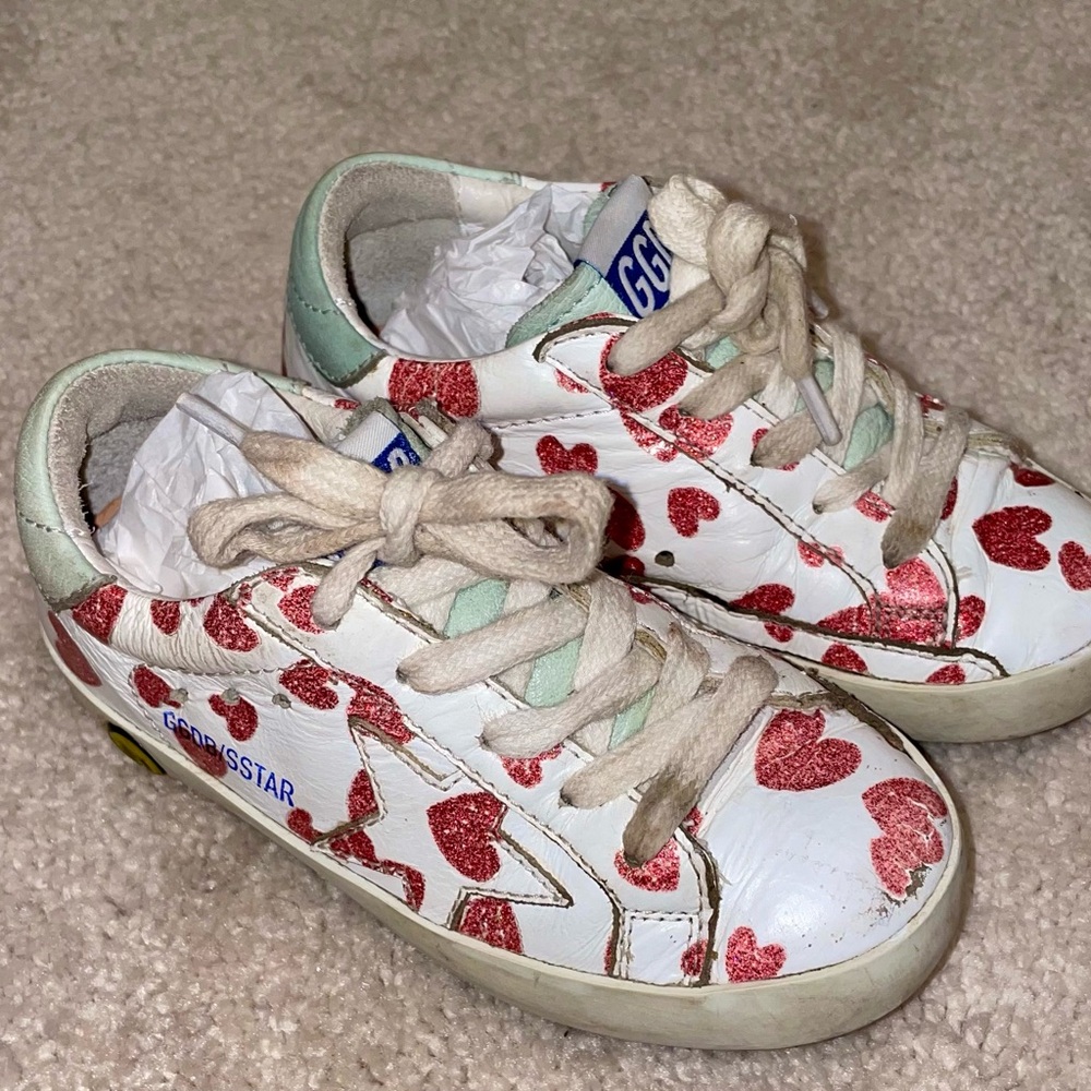 Kids Golden Goose Superstar sneakers toddler 25